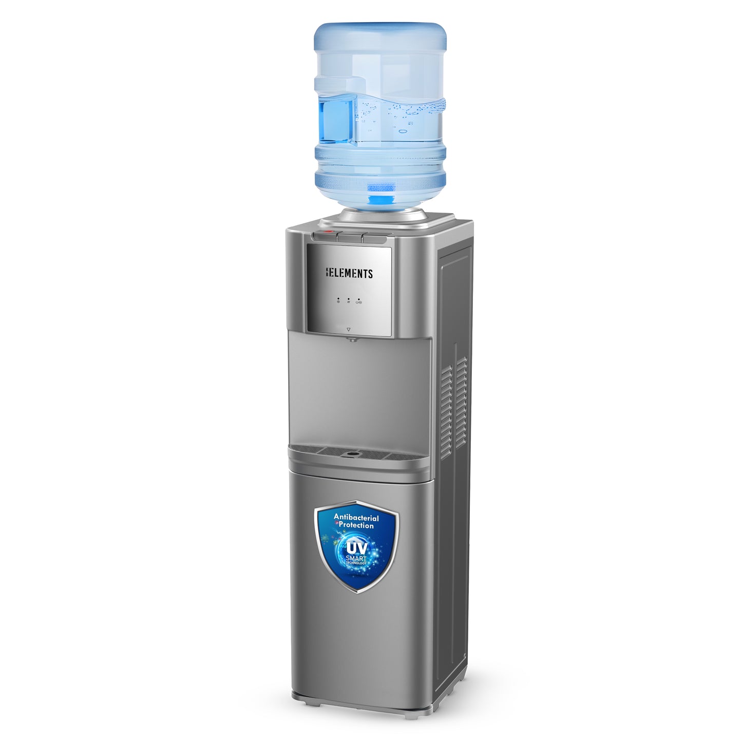 KB ELEMENTS Top-Load Water Dispenser – Hot, Cold & Room Temperature with UV Smart Technology (ELW101D)