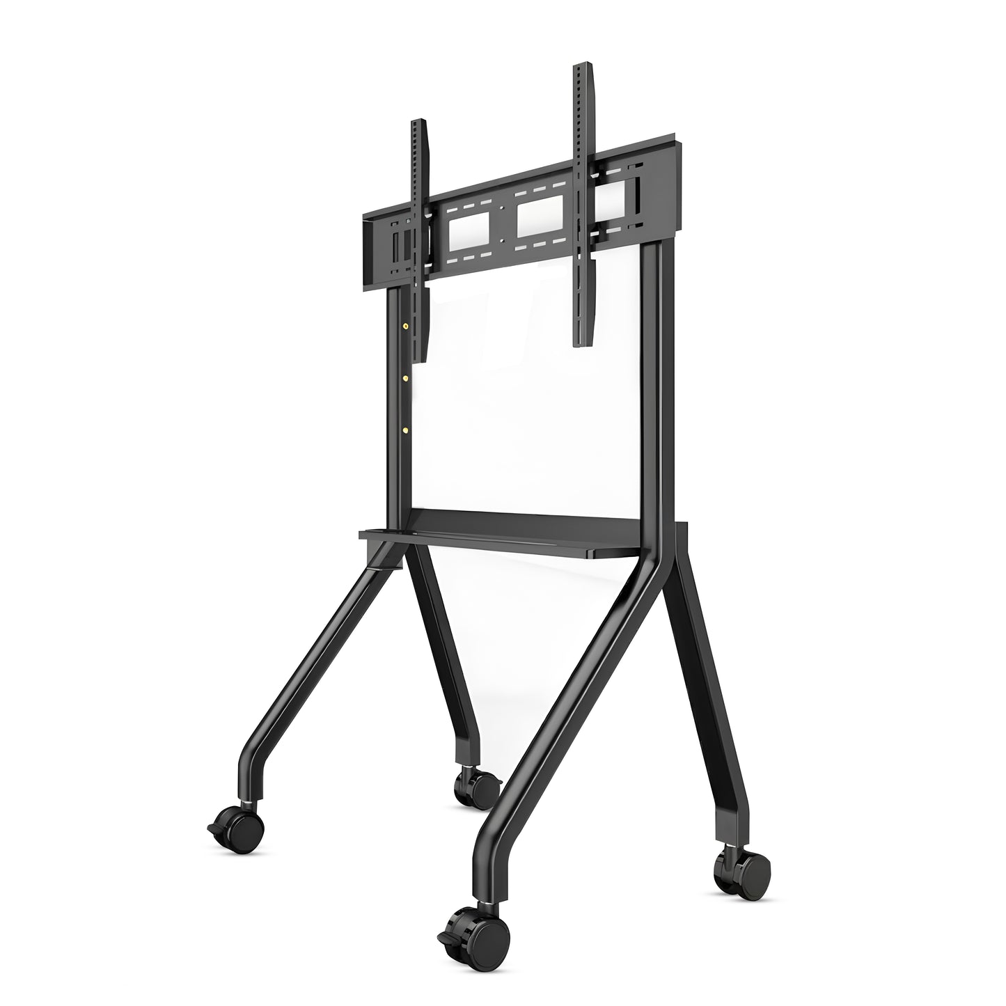 FD-R10 Heavy-Duty Mobile TV & Interactive Display Trolley Stand (42"–86") – Adjustable Height, Steel
