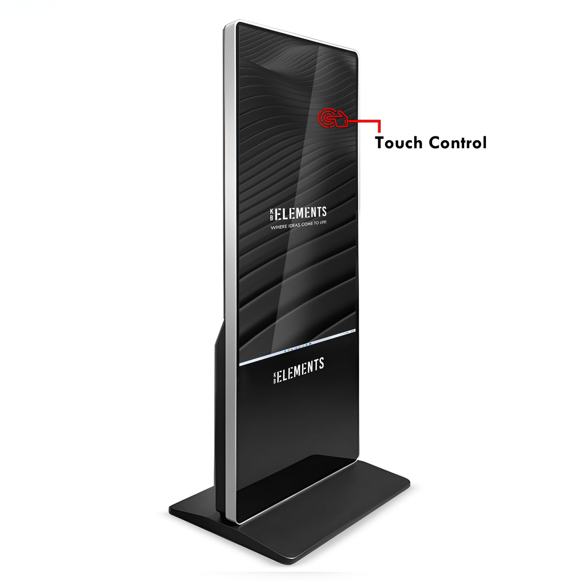 KB ELEMENTS 55" UHD 4K Windows Commercial Touch Display – Intel® Core™ i7, 40+ Point Touch & Floor-Standing Design (ELT55A1DE)