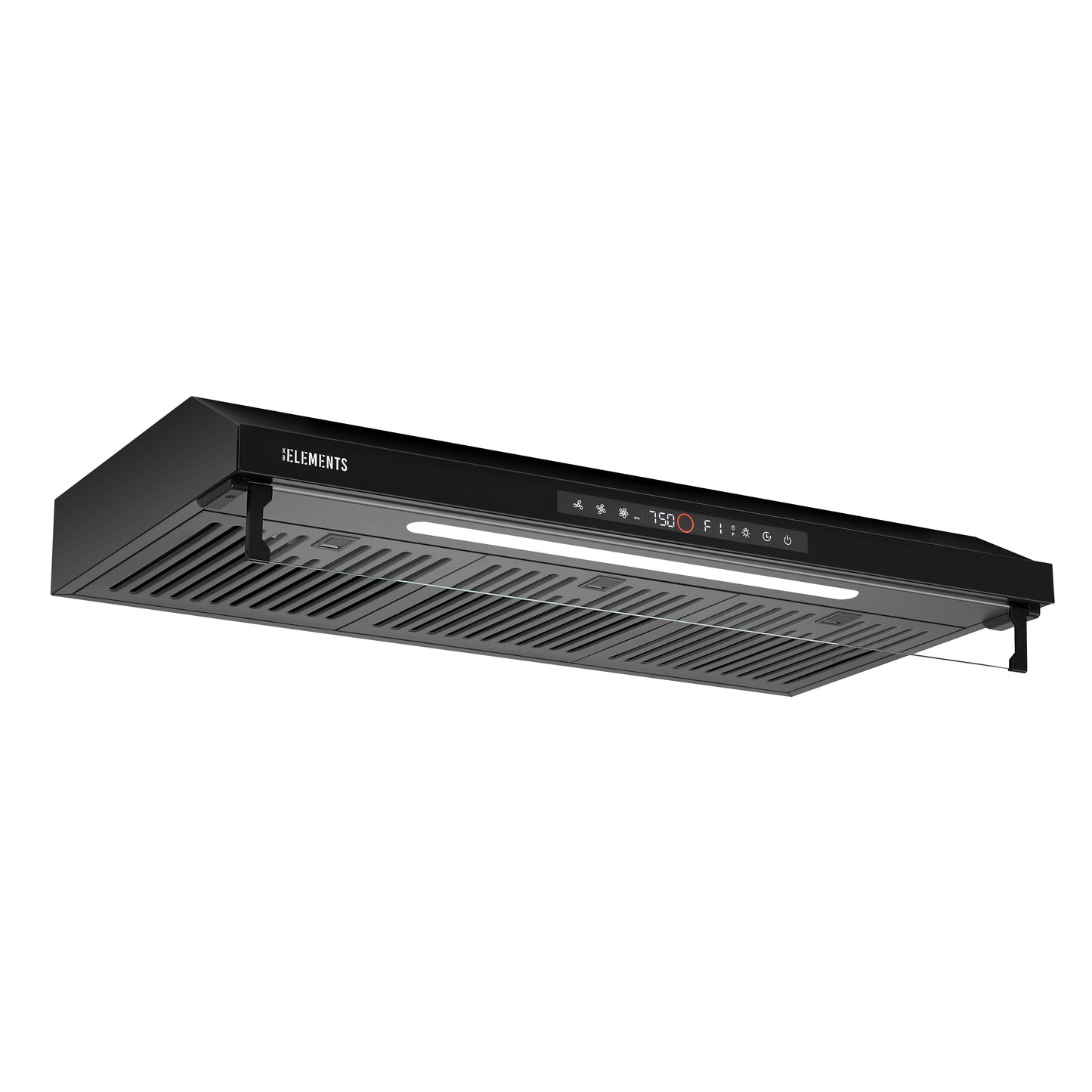 KB ELEMENTS Slim Range Hood 90cm – 650 m³/h Touch & Gesture Control Cooker Hood (ELK156S90B / ELK156S90S)