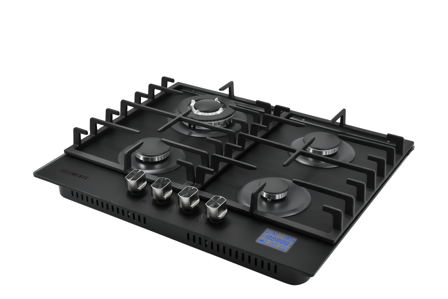 KB ELEMENTS Built-In Gas Cooktop 60cm – 4 Burners with Digital Touch & Safety System (ELK60GH1)