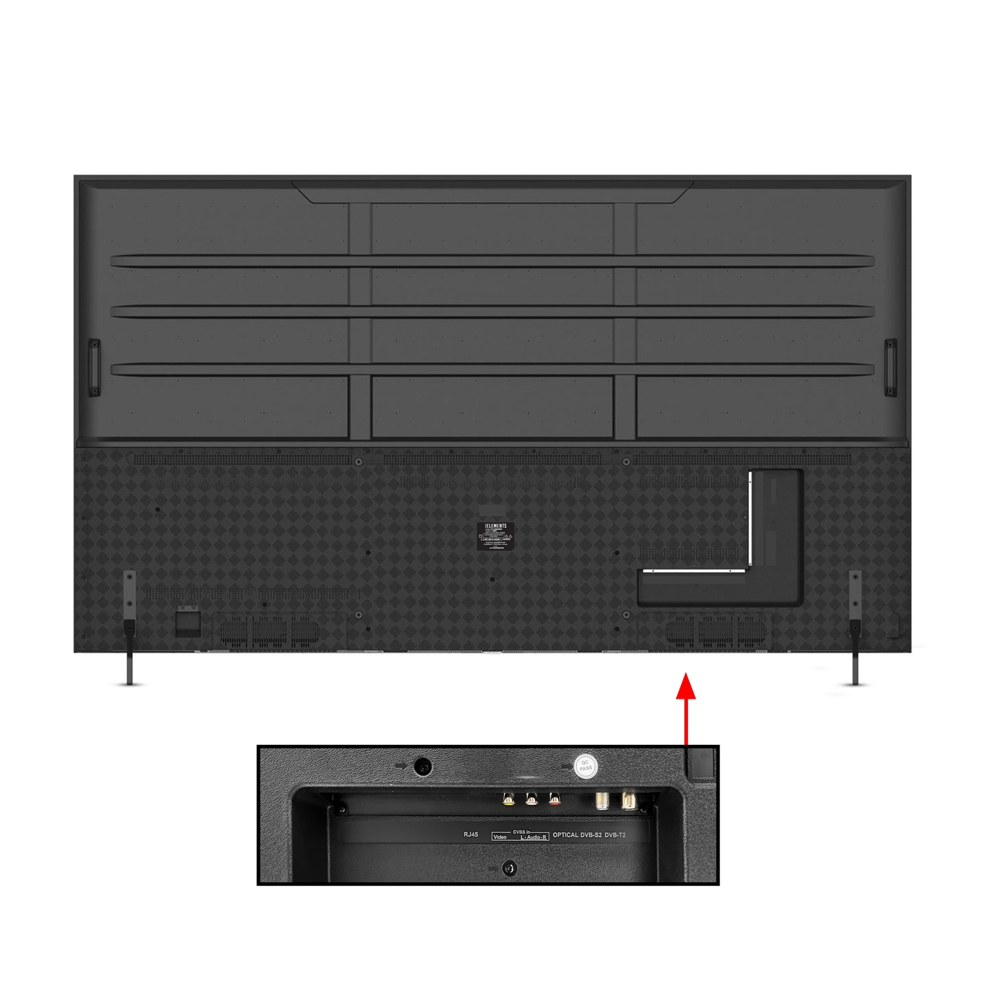 KB ELEMENTS 100" QLED 4K Smart TV   WebOS, Frameless Design (ELT100WQ8DE)