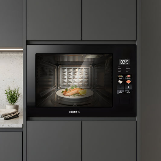 KB ELEMENTS 60cm Built-In Microwave - 25L Digital Touch Microwave with Grill Function (ELK25MB1)