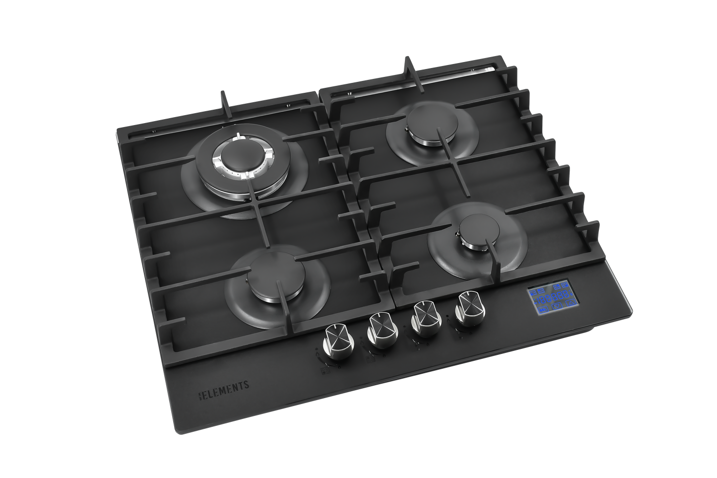 KB ELEMENTS Built-In Gas Cooktop 60cm – 4 Burners with Digital Touch & Safety System (ELK60GH1)
