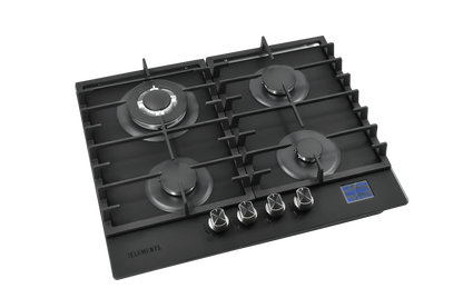 KB ELEMENTS Built-In Gas Cooktop 60cm – 4 Burners with Digital Touch & Safety System (ELK60GH1)