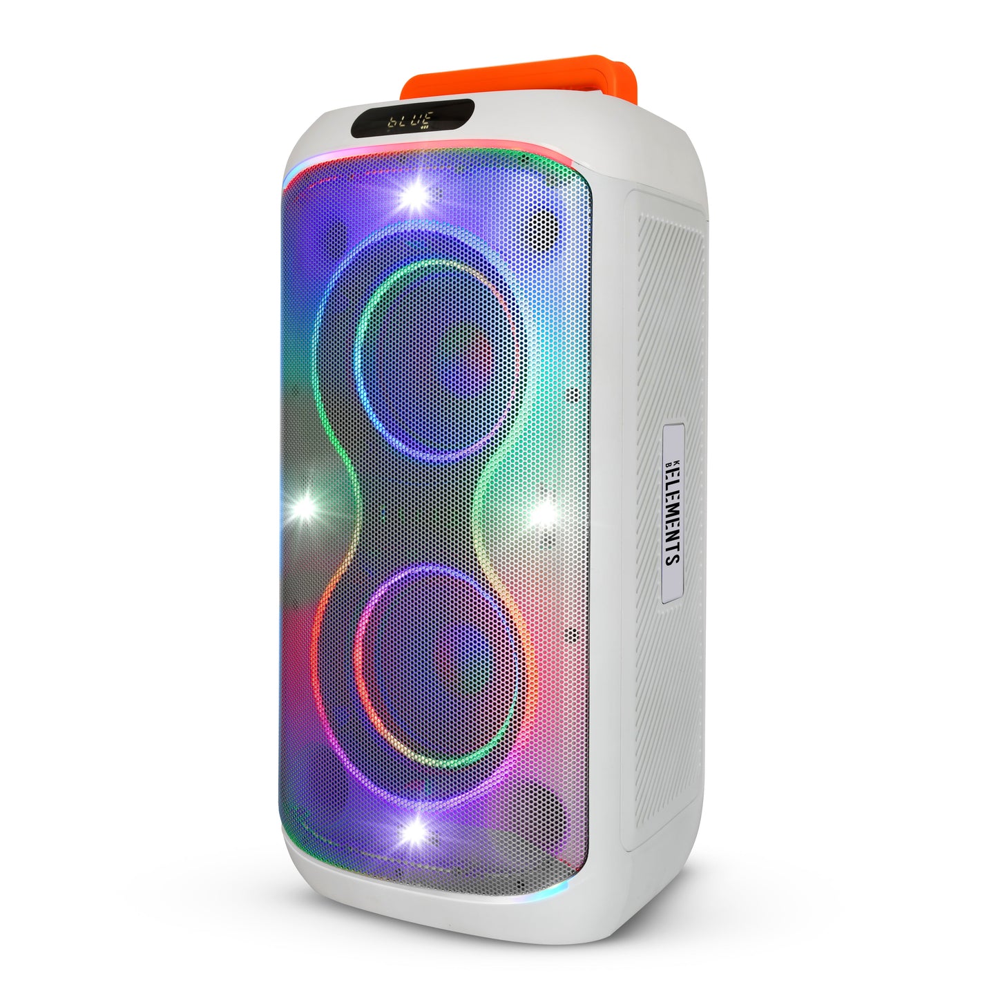 KB ELEMENTS ELITE Karaoke Speaker with Dual 6" Subwoofers & 2 Wireless VHF Microphones (EA103KW / EA103KB)