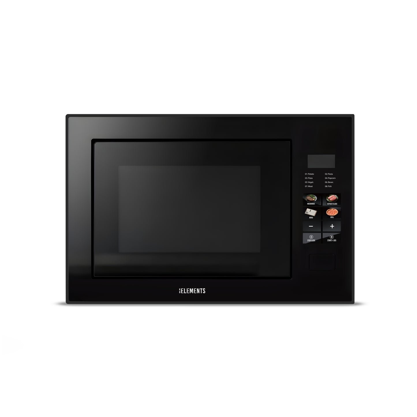 KB ELEMENTS 60cm Built-In Microwave - 25L Digital Touch Microwave with Grill Function (ELK25MB1)