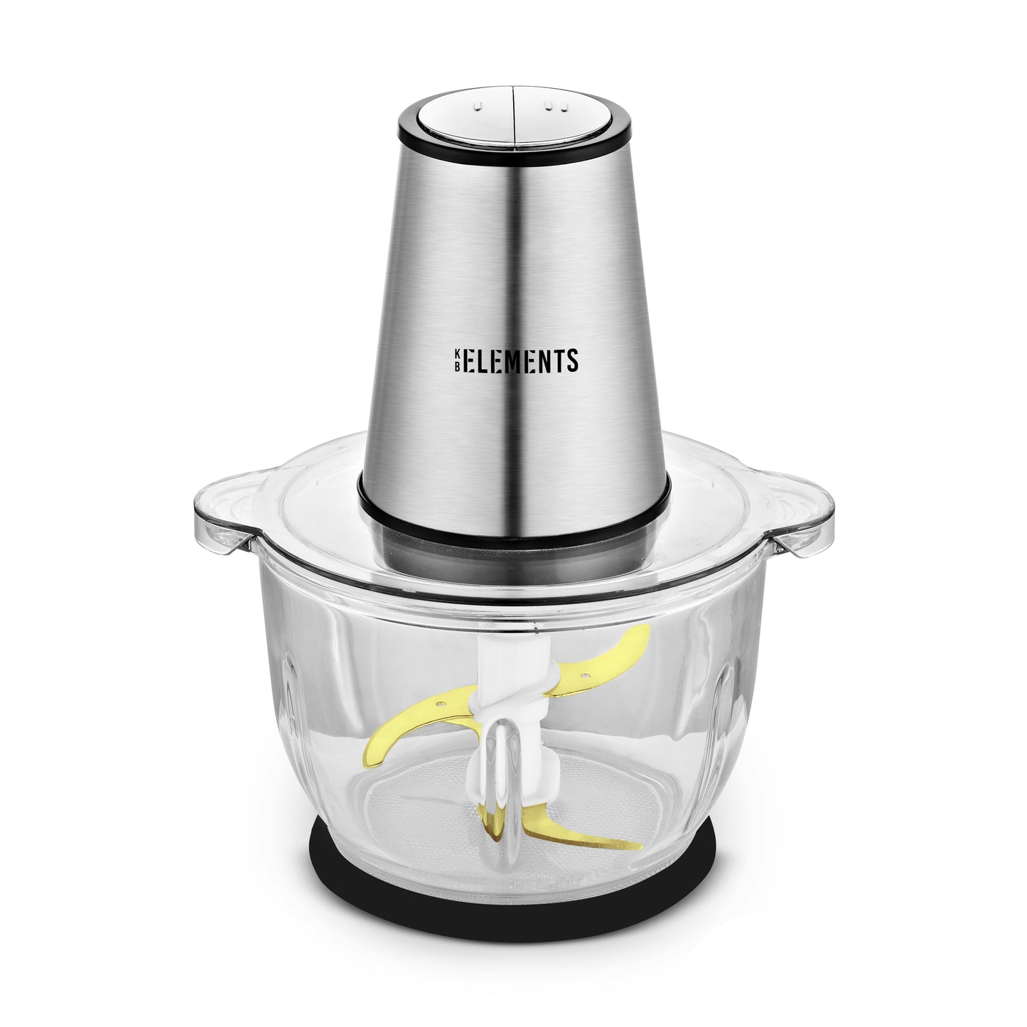 KB ELEMENTS Electric Chopper "ChopChop" – 2L Glass Bowl, 300W Stainless Steel Motor (ELK306FC)