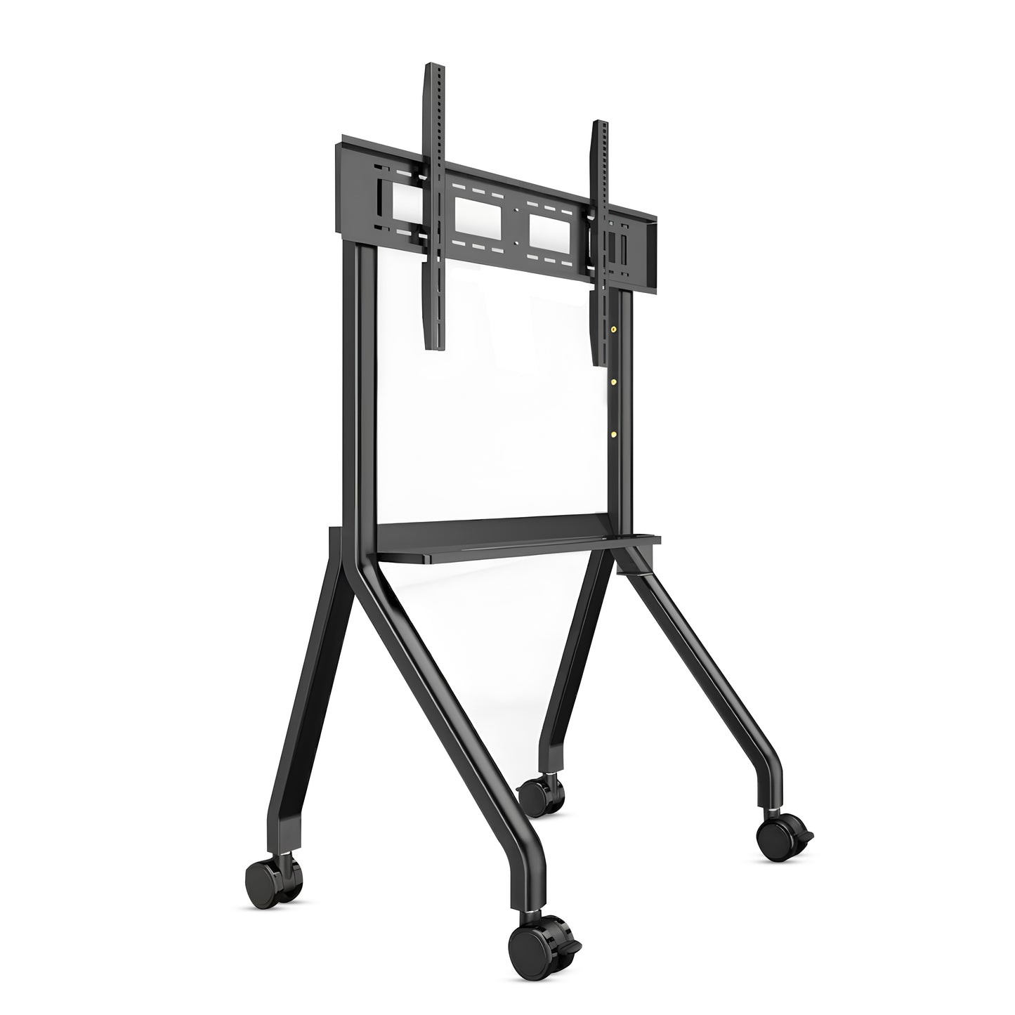 FD-R12 Heavy-Duty Mobile TV & Interactive Display Trolley Stand (55"–120") – Adjustable Height, Steel Frame