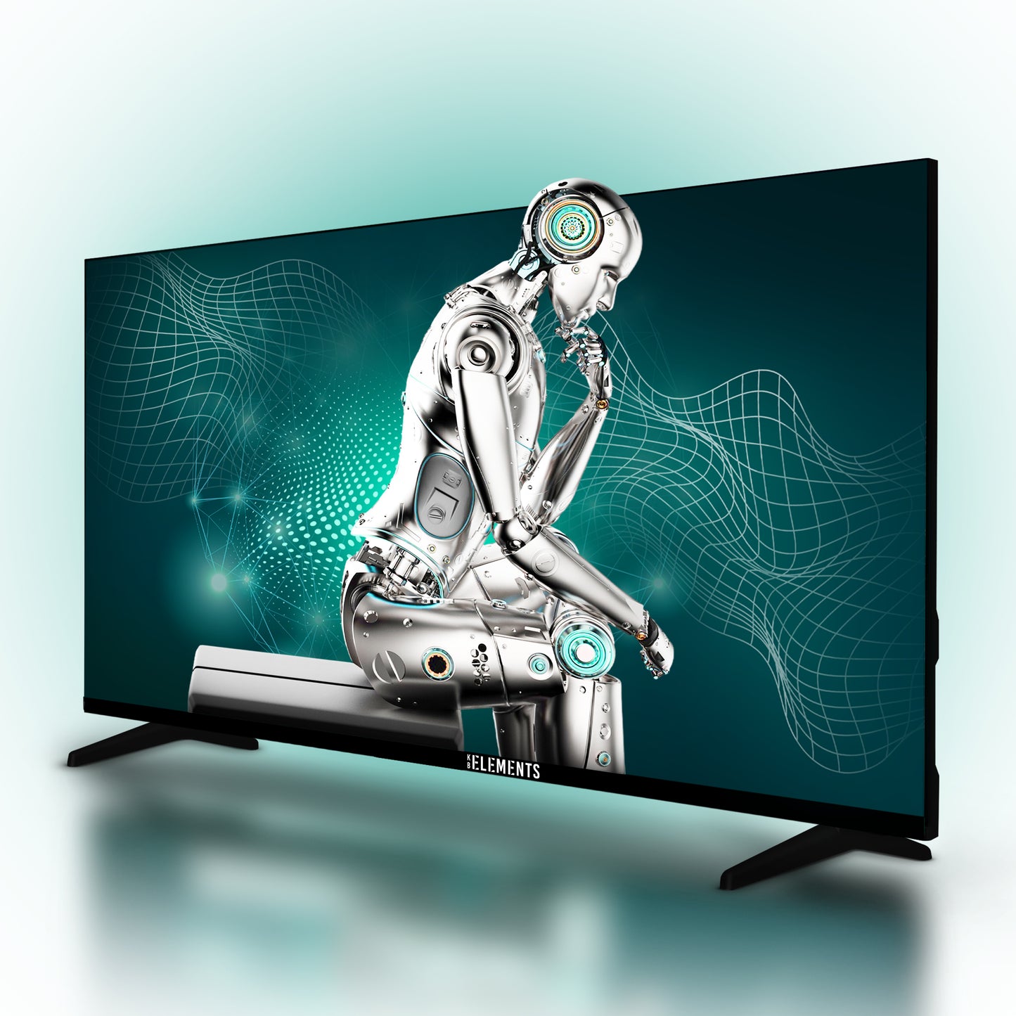 KB ELEMENTS 85" QLED 4K Smart TV   WebOS, Frameless Design (ELT85WQ8DE)