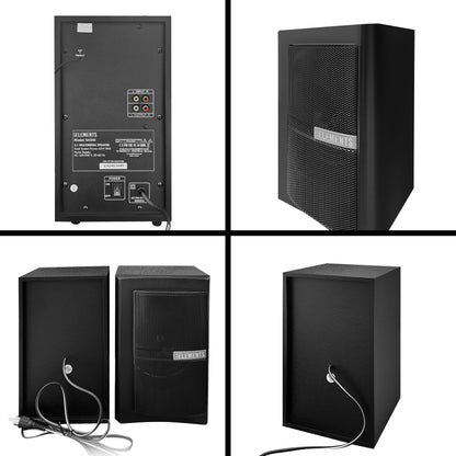 KB ELEMENTS 2.1 Multimedia Speaker System – 65W RMS, Bluetooth, FM Radio (EA24S)