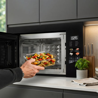 KB ELEMENTS 60cm Built-In Microwave - 25L Digital Touch Microwave with Grill Function (ELK25MB1)