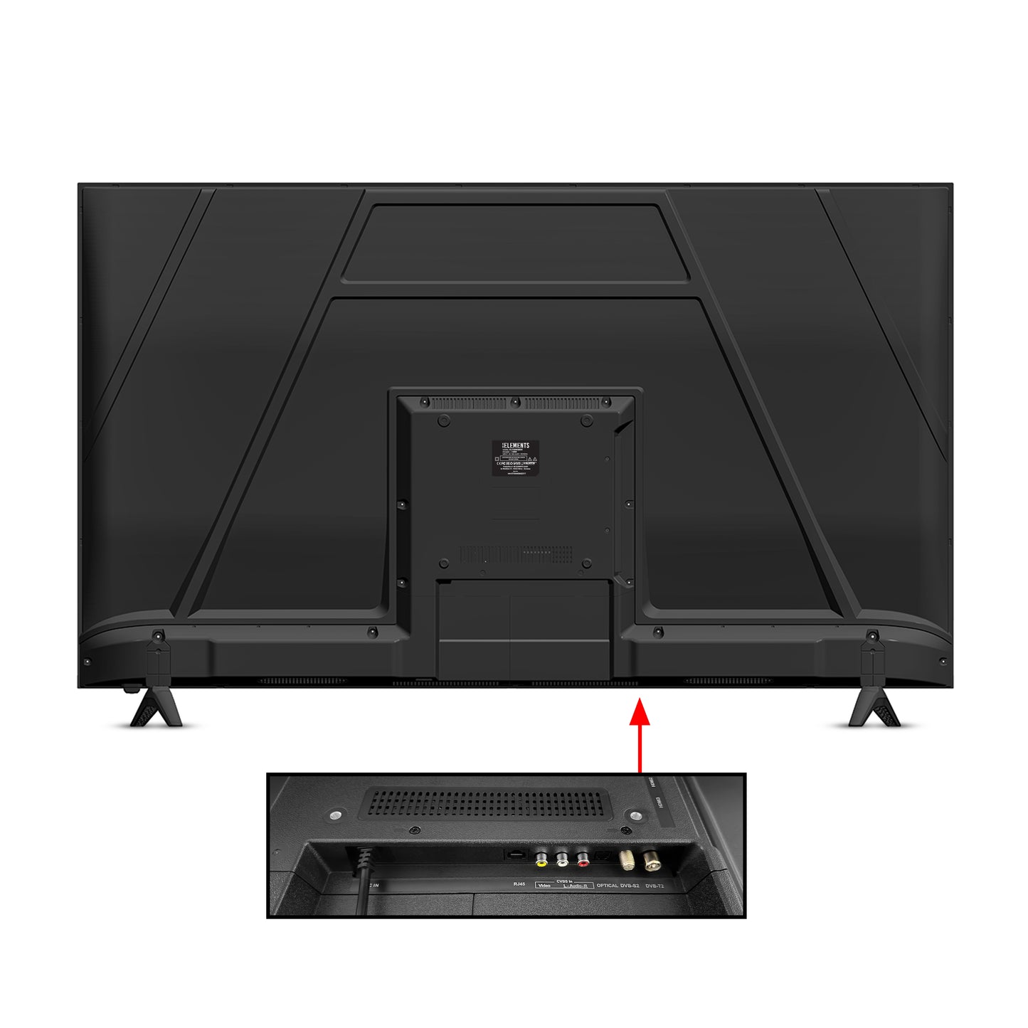 KB ELEMENTS 55" QLED 4K Smart TV   WebOS, Frameless Design (ELT55WQ8DE)