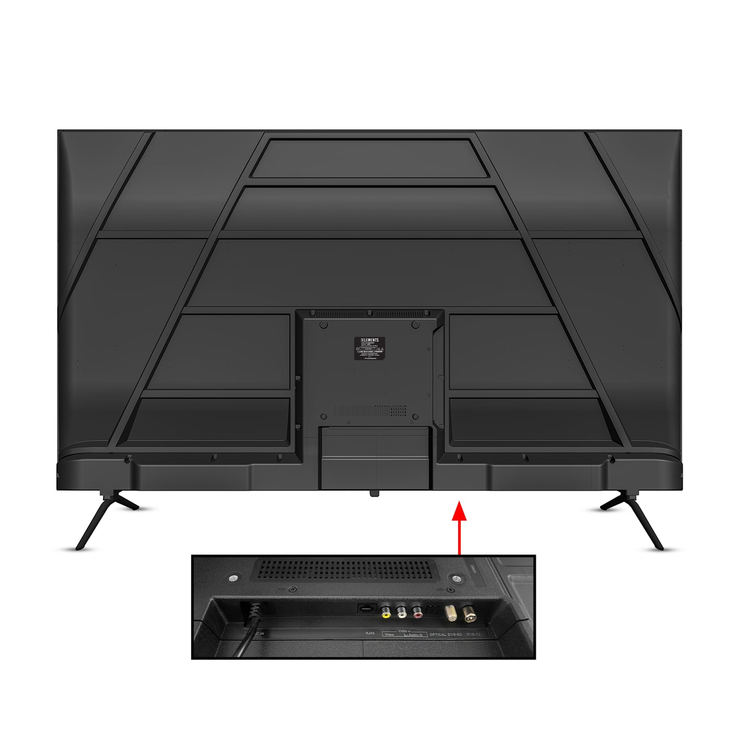 KB ELEMENTS 65" QLED 4K Smart TV   WebOS, Frameless Design (ELT65WQ8DE)