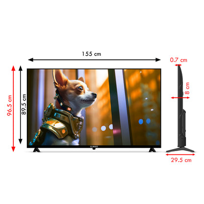 KB ELEMENTS 70" QLED 4K Smart TV   WebOS, Frameless Design (ELT70WQ8DE)
