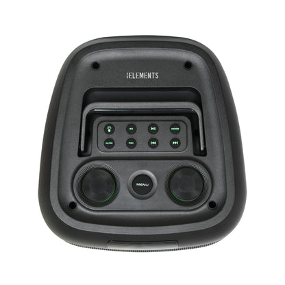 KB ELEMENTS Karaoke Speaker with Dual 6" Subwoofers & 2 Wireless VHF Microphones (EA102KB)