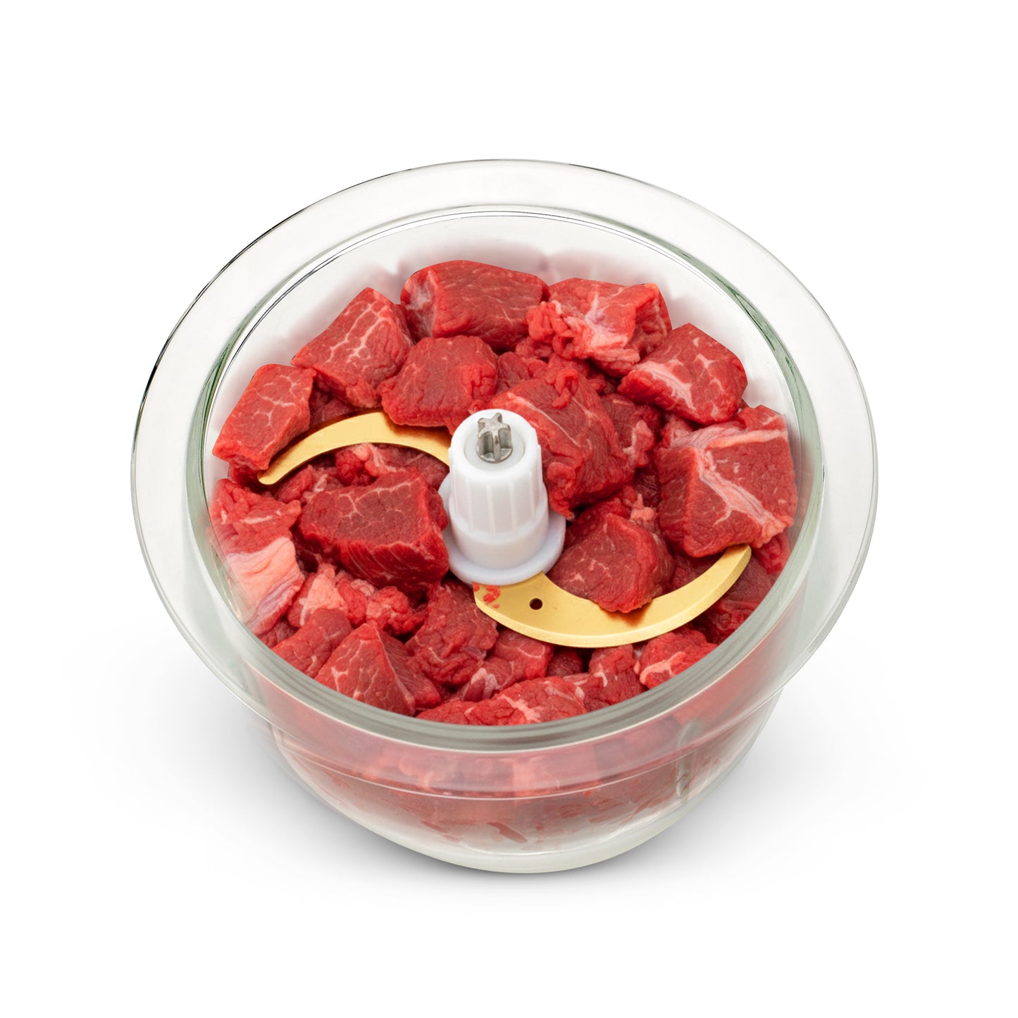 KB ELEMENTS Electric Chopper "ChopChop" – 2L Glass Bowl, 300W Stainless Steel Motor (ELK306FC)