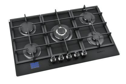 KB ELEMENTS Built-In Gas Cooktop 76cm – 5 Burners with Digital Touch & Safety System (ELK76GH1)