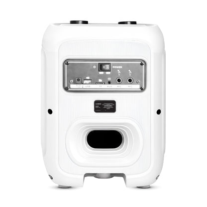 KB ELEMENTS Elite Karaoke Speaker with 8" Subwoofer & Wireless VHF Microphone (EA101KW / EA101KB)