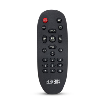KB ELEMENTS Karaoke Speaker with Dual 6" Subwoofers & 2 Wireless VHF Microphones (EA102KB)