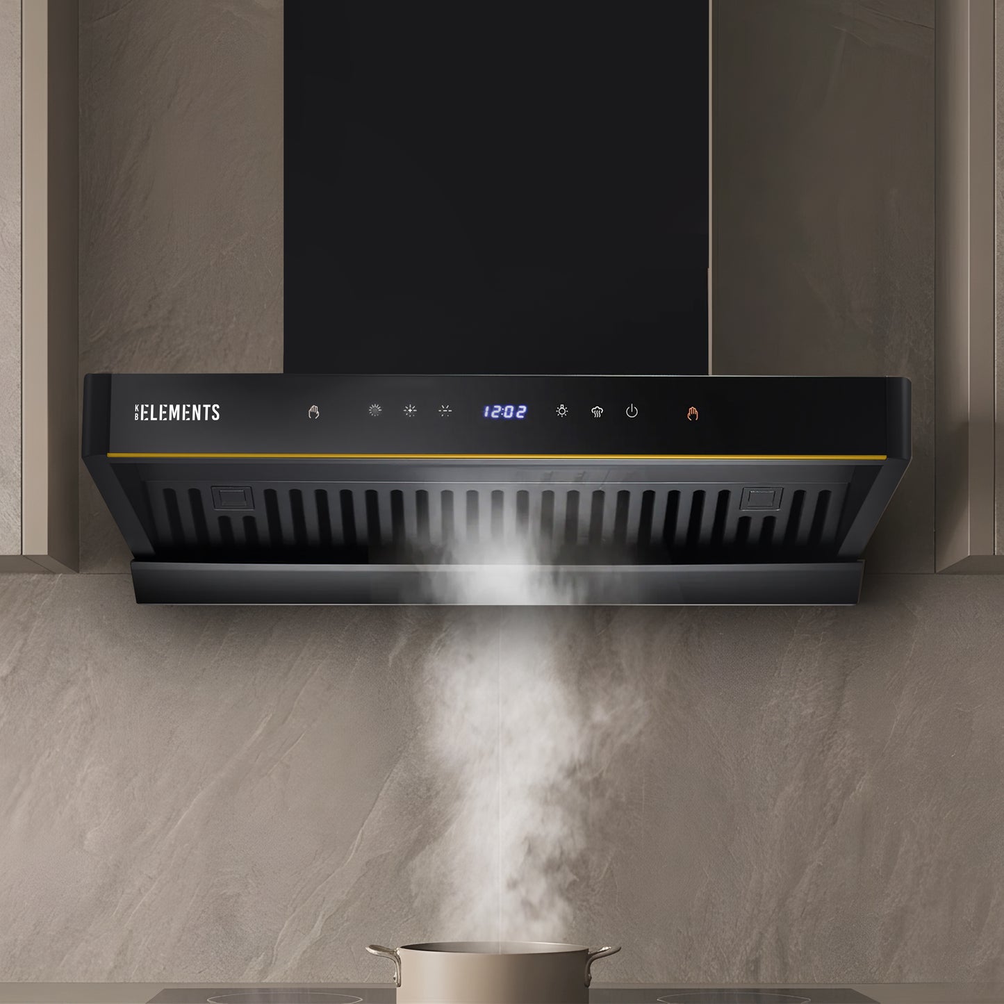 KB ELEMENTS Kitchen Hood 80cm – BLDC High Suction Cooker Hood (ELK151H80)