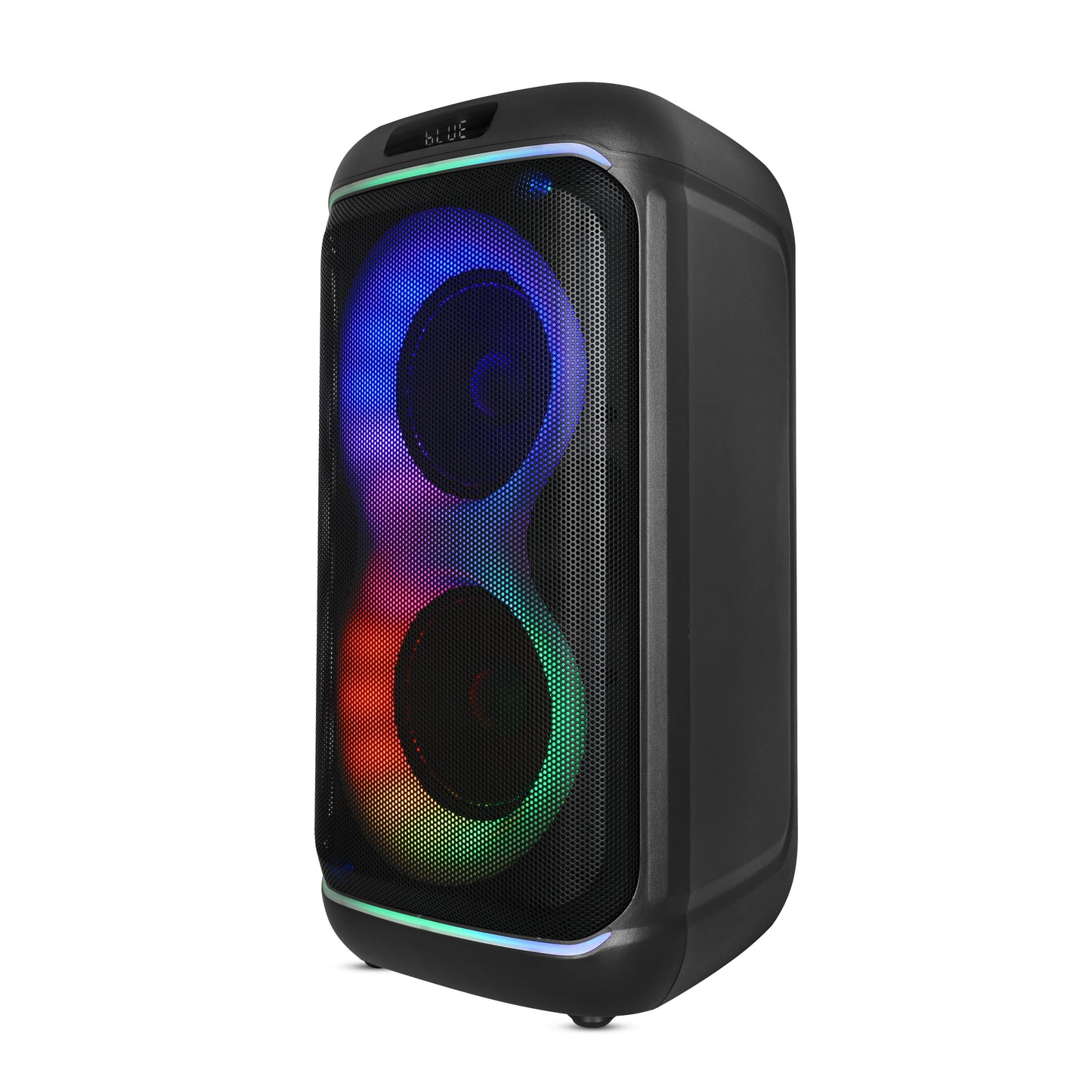 KB ELEMENTS Karaoke Speaker with Dual 6" Subwoofers & 2 Wireless VHF Microphones (EA102KB)