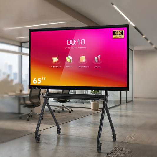 KB ELEMENTS 65" LED UHD 4K Interactive Flat Panel – Android 14, Intel® Core™ i7 OPS & Fingerprint Recognition (ELT65P14DE)