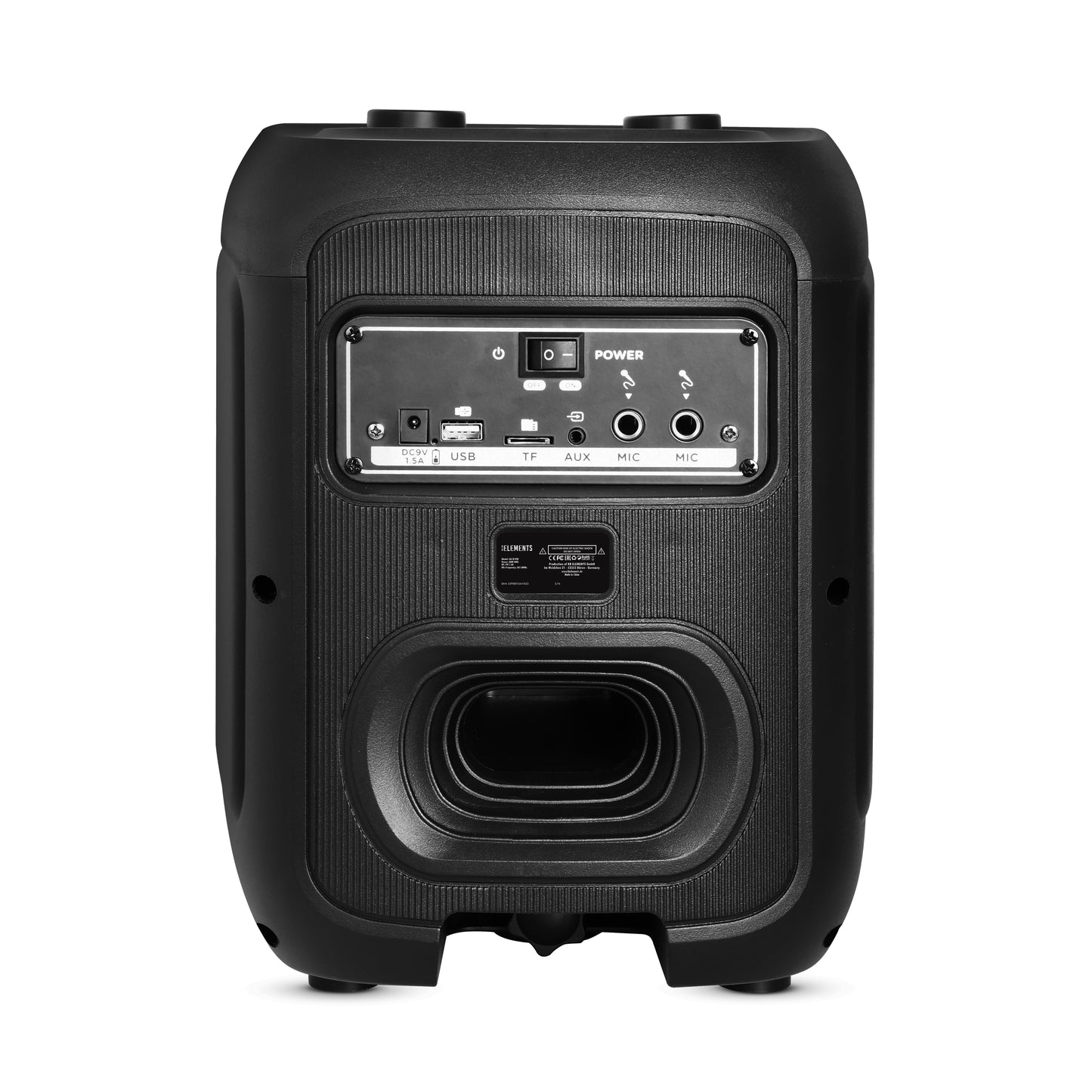 KB ELEMENTS Elite Karaoke Speaker with 8" Subwoofer & Wireless VHF Microphone (EA101KW / EA101KB)