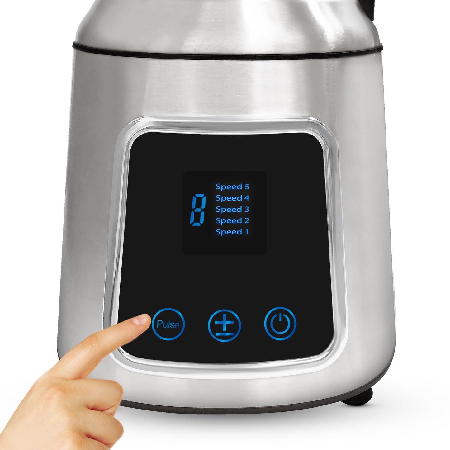 KB ELEMENTS 2-in-1 Electric Blender "Blendora" – Glass & Stainless Steel, 600W (ELK303G)