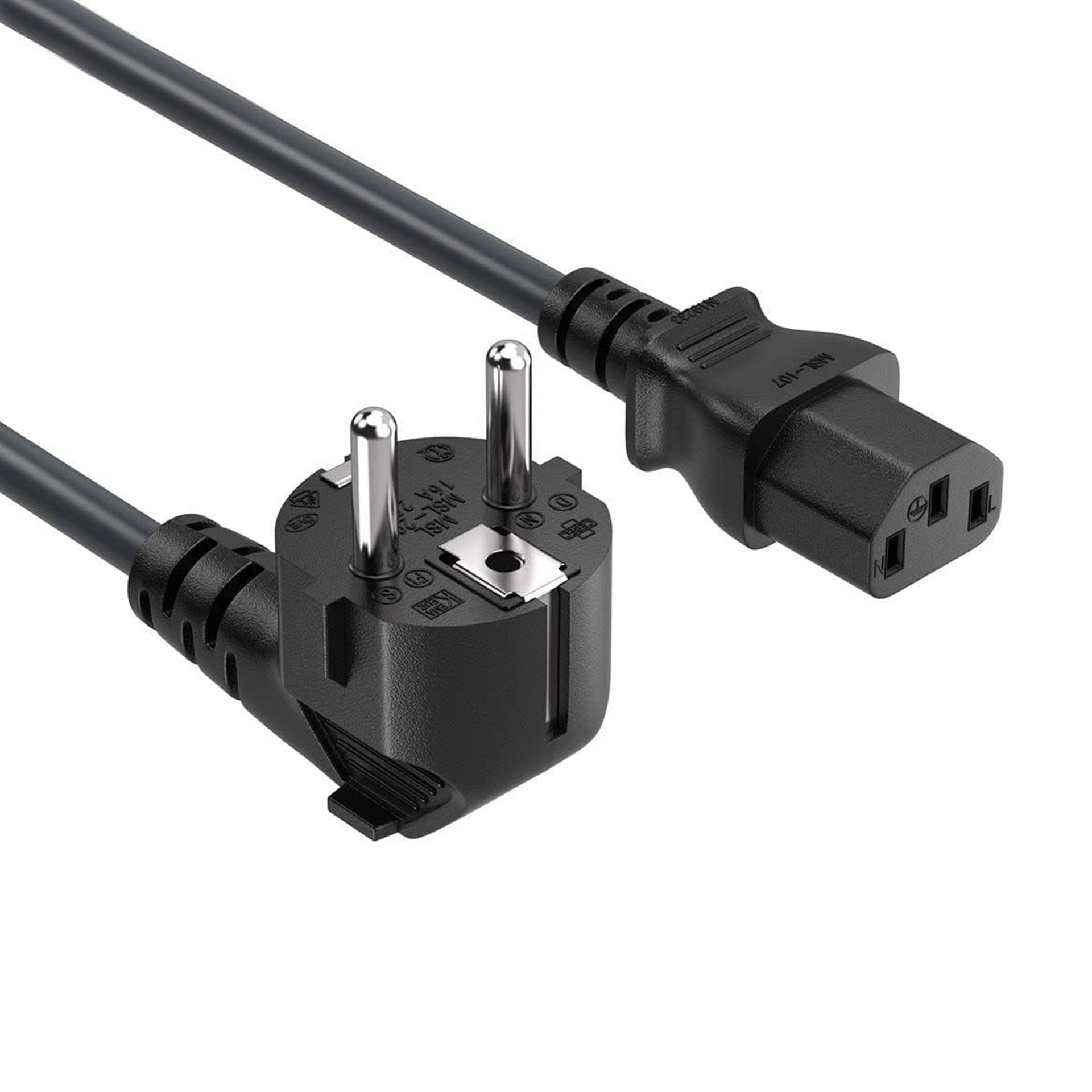 BUEROTIKA Computer Power Cable – High Quality Power Cord (1.5m)