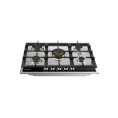 KB ELEMENTS Built-In Gas Cooktop 68cm – 5 SABAF® Burners with Flame Failure Safety Device (ELK70GH1-S)