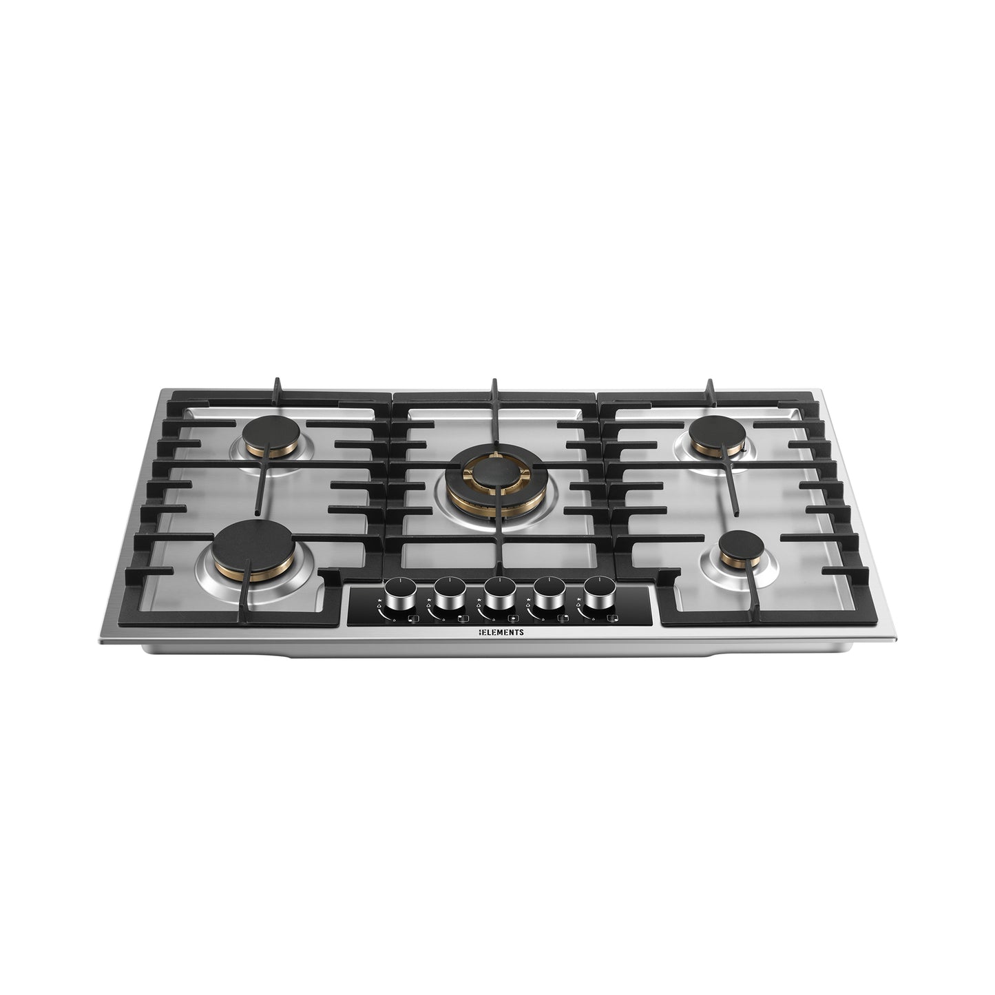 KB ELEMENTS Built-In Gas Cooktop 90cm – 5 SABAF® Burners with Flame Failure Safety Device (ELK90GH1-S)