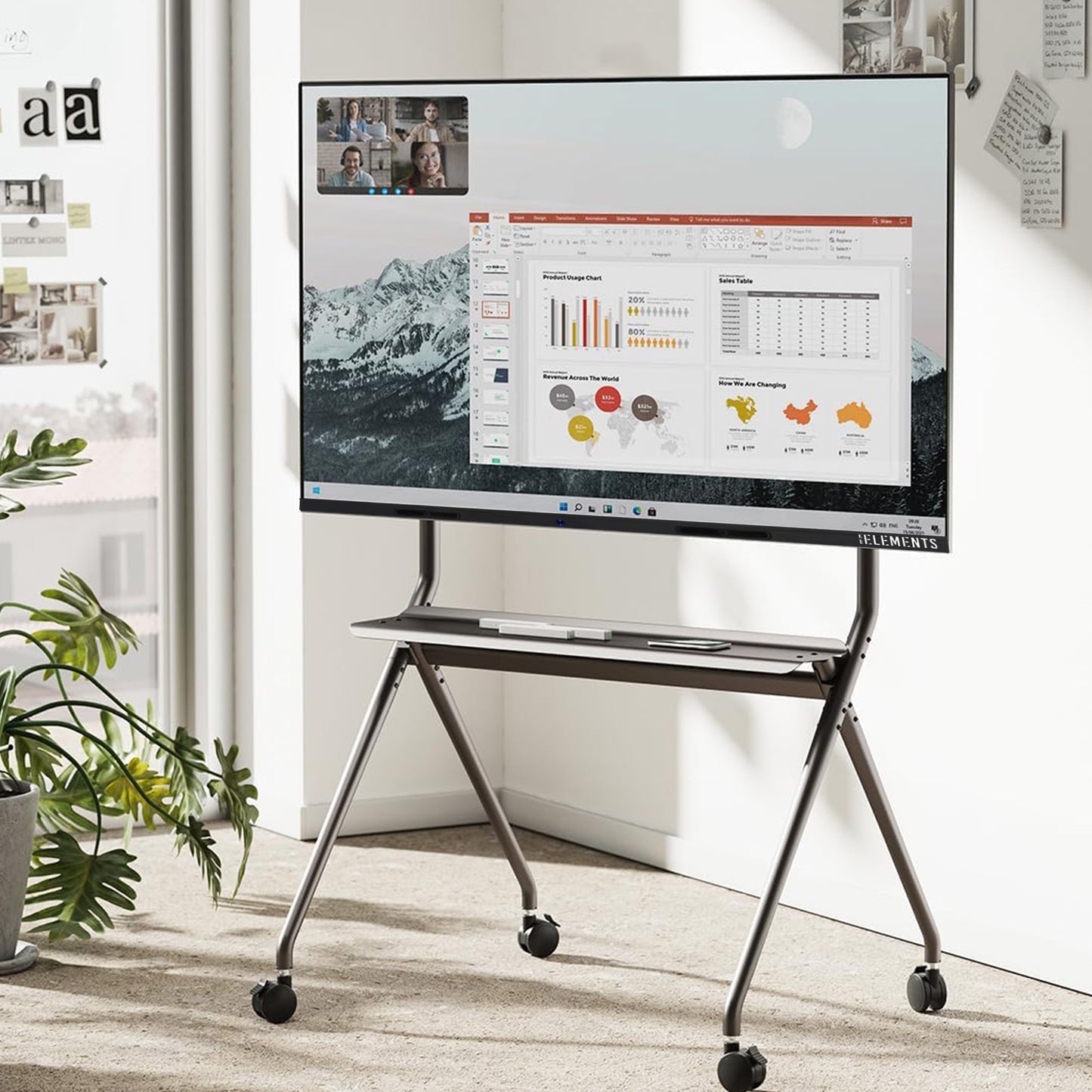 KB ELEMENTS 75" LED UHD 4K Interactive Flat Panel – Touch Smart Display (ELT75P1DE)