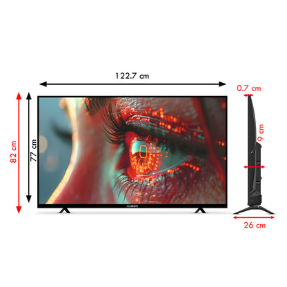 KB ELEMENTS 55" QLED 4K Smart TV   WebOS, Frameless Design (ELT55WQ8DE)