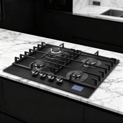 KB ELEMENTS Built-In Gas Cooktop 60cm – 4 Burners with Digital Touch & Safety System (ELK60GH1)