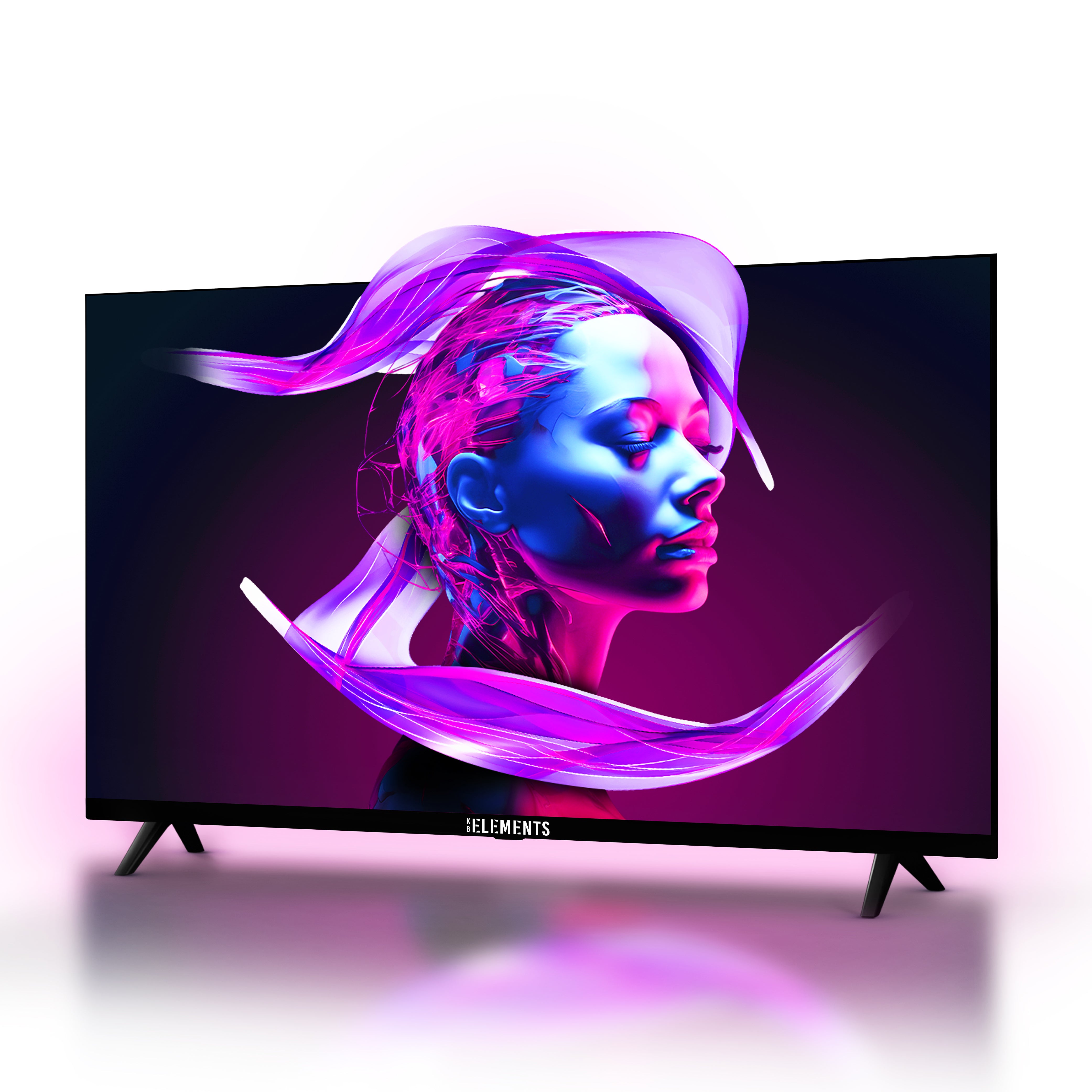 KB ELEMENTS 32" QLED FULL HD Smart TV    VIDAA, Frameless Design (ELT32VQ8DE)