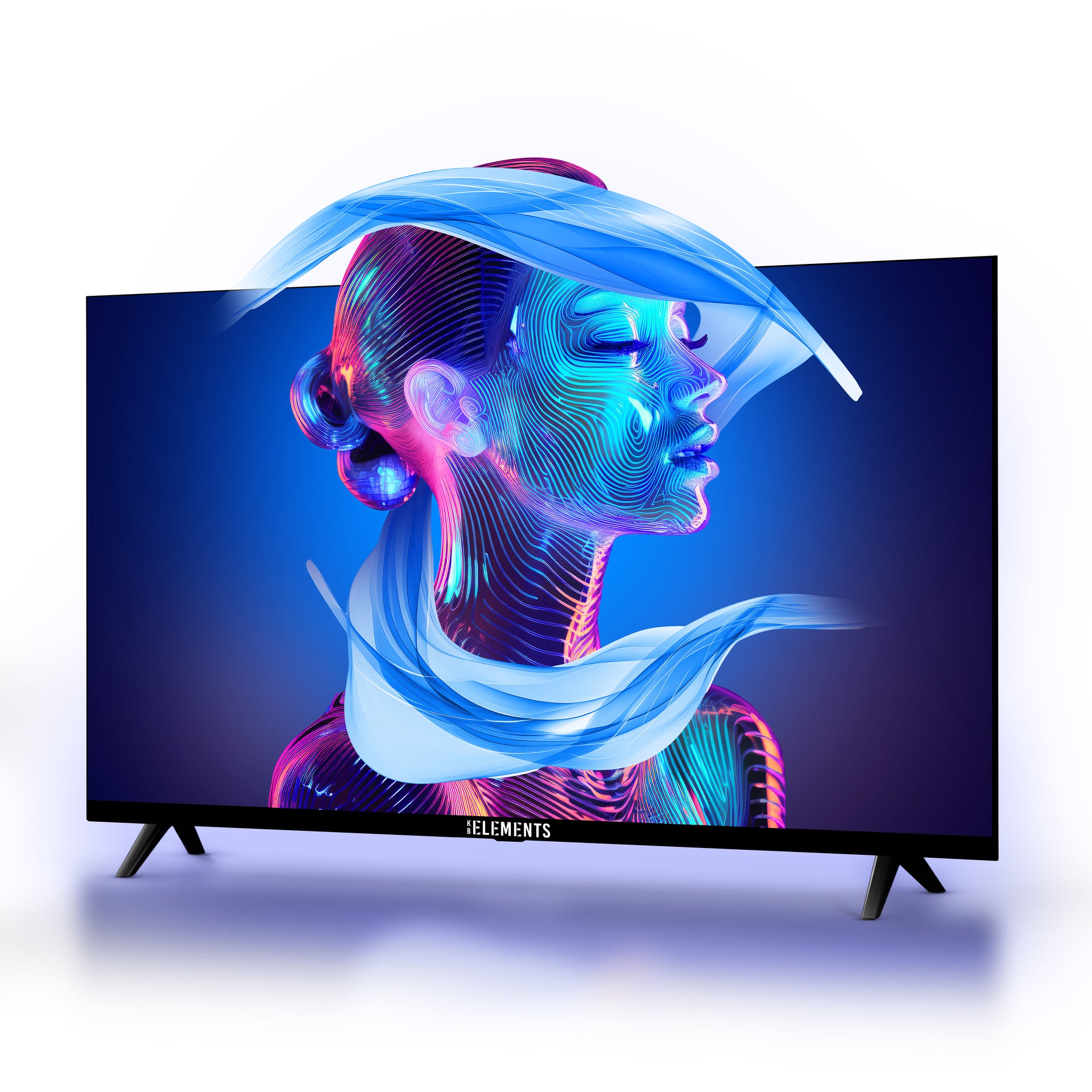 KB ELEMENTS 40" QLED FULL HD Smart TV    VIDAA, Frameless Design (ELT40VQ8DE)