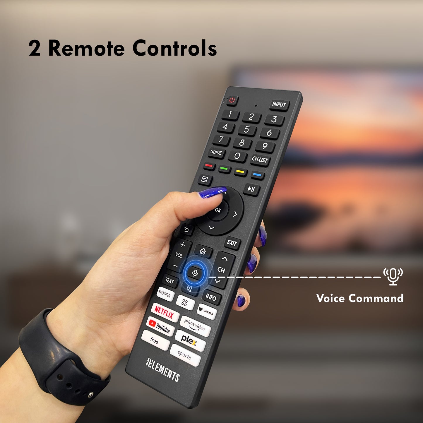 Magic Remote control with voice command 