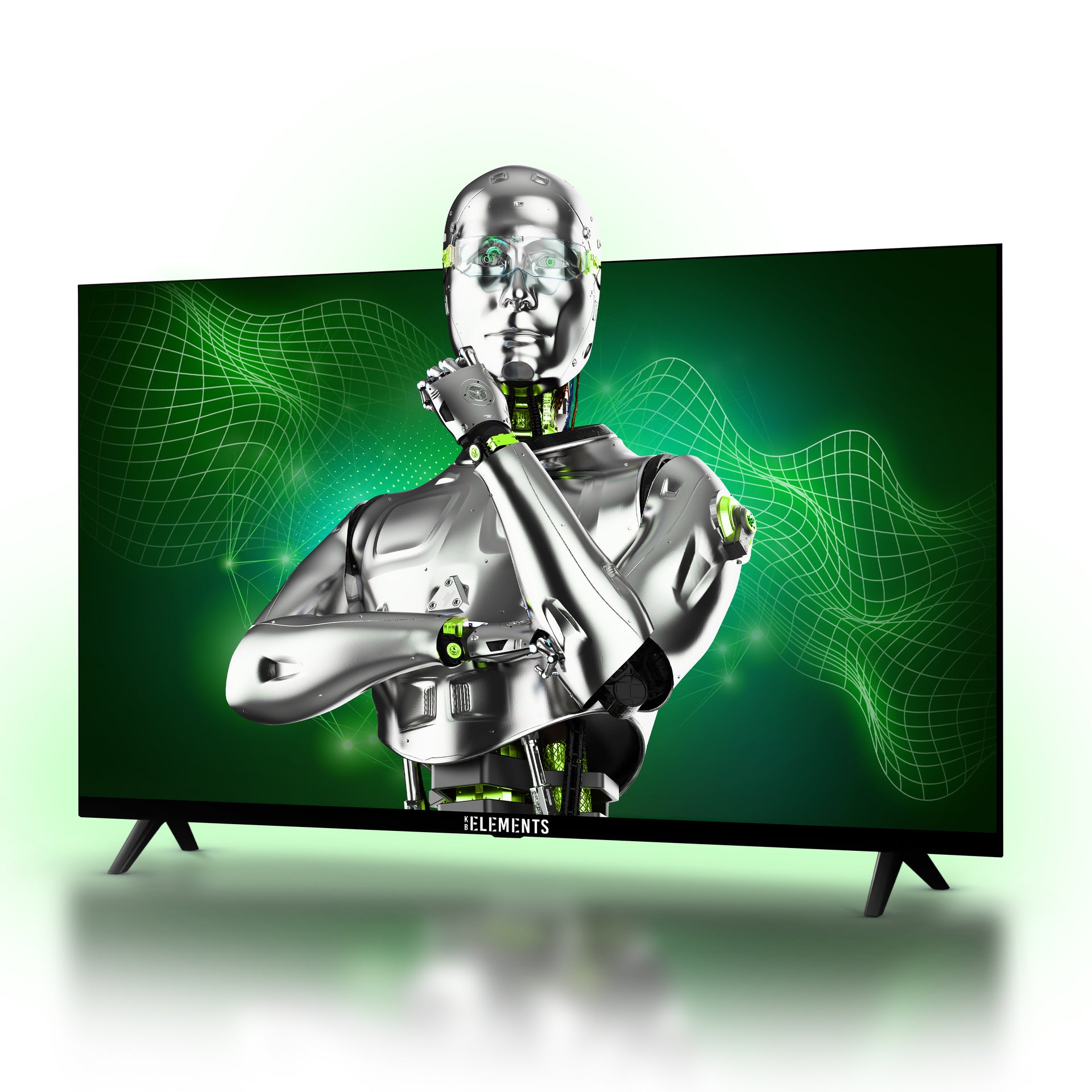 KB ELEMENTS 65" QLED 4K Smart TV   WebOS, Frameless Design (ELT65WQ8DE)