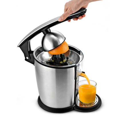 KB ELEMENTS “Squeezy” Electric Citrus Juicer 300W – Stainless Steel, Easy Press (ELK301J)