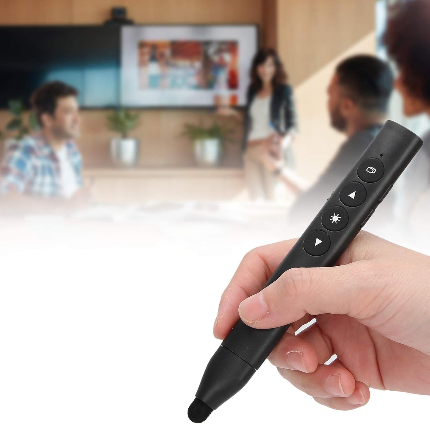 Wireless Smart Interactive Presentation Pen – 2.4GHz RF, Rechargeable, Laser Pointer, Multi-Function Presenter