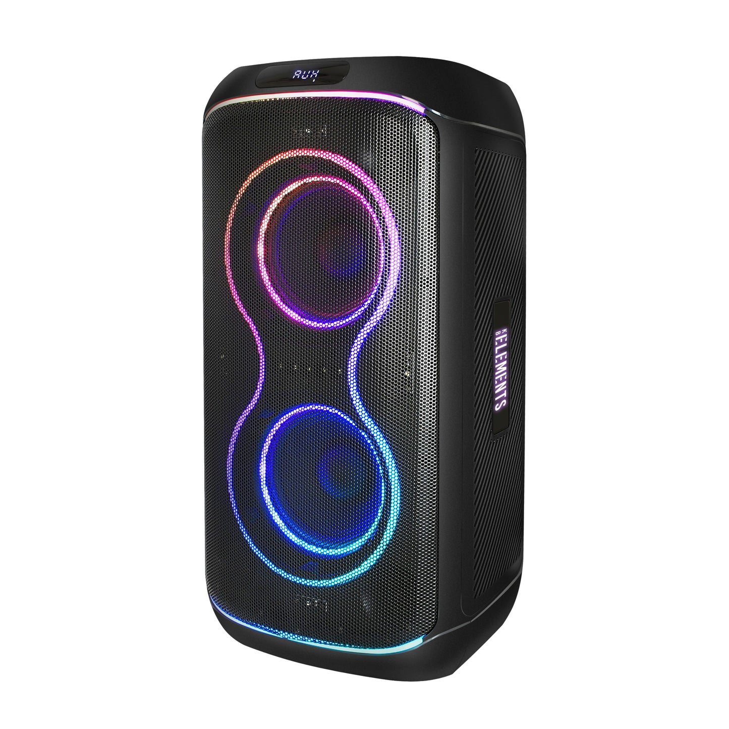 KB ELEMENTS ELITE Karaoke Speaker with Dual 6" Subwoofers & 2 Wireless VHF Microphones (EA103KW / EA103KB)