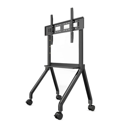 FD-R10 Heavy-Duty Mobile TV & Interactive Display Trolley Stand (42"–86") – Adjustable Height, Steel