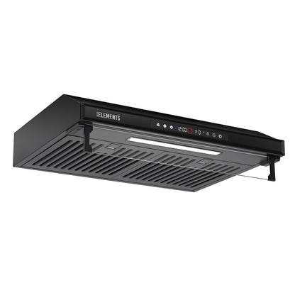 KB ELEMENTS Slim Range Hood 60cm – 650 m³/h Touch & Gesture Control Cooker Hood (ELK156S60B / ELK156S60S)