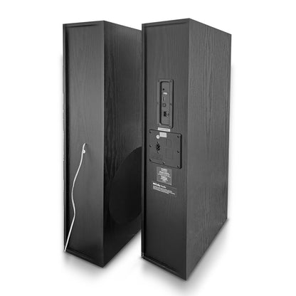 KB ELEMENTS 2.0 Multimedia Speaker System – 250W RMS, Dolby Audio, Wireless Microphone (EA406T)
