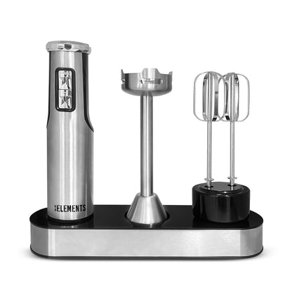 KB ELEMENTS Multifunction Hand Blender "Blendiva" – 800W Stainless Steel, 8 Speeds & Turbo (ELK307HB)