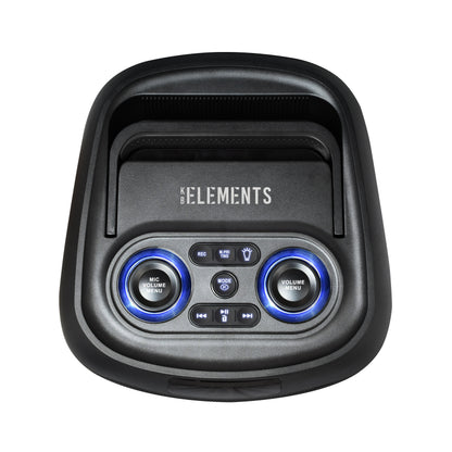 KB ELEMENTS Elite Karaoke Speaker with 8" Subwoofer & Wireless VHF Microphone (EA101KW / EA101KB)