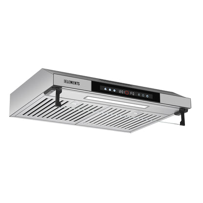 KB ELEMENTS Slim Range Hood 60cm – 650 m³/h Touch & Gesture Control Cooker Hood (ELK156S60B / ELK156S60S)
