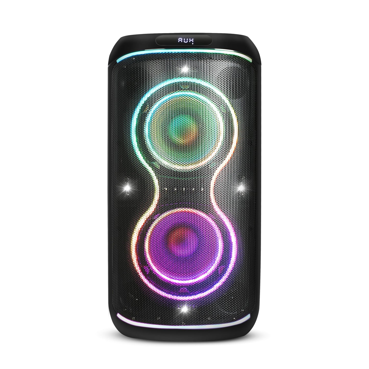 KB ELEMENTS ELITE Karaoke Speaker with Dual 6" Subwoofers & 2 Wireless VHF Microphones (EA103KW / EA103KB)