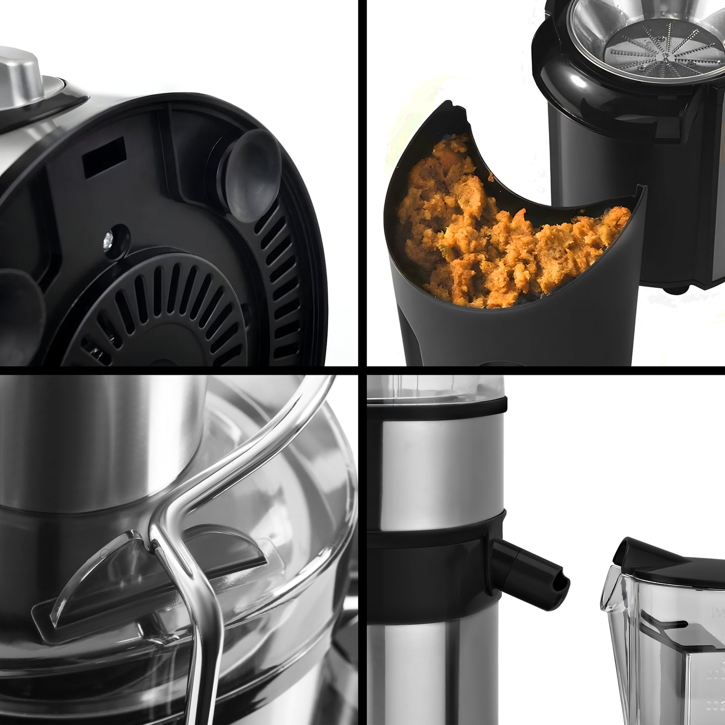 KB ELEMENTS Electric Multifunction Stainless Steel Juicer 800W – Juicy (ELK302J)
